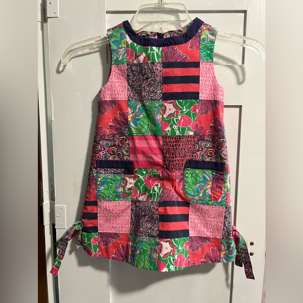 Lilly Pulitzer • Apple A Day Patch plaid shift